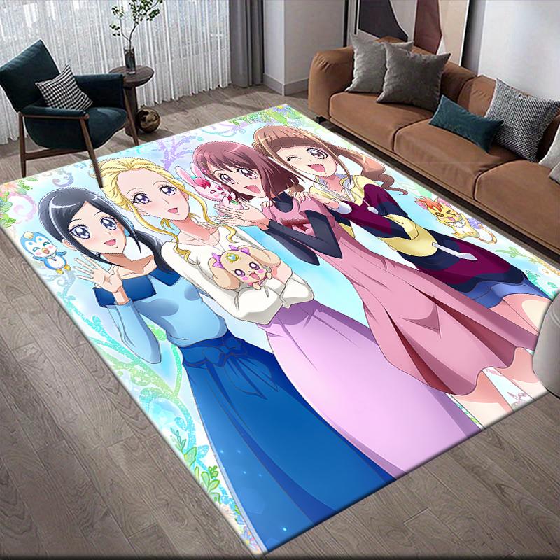 Pretty Cure Retro Style Area Rug, Pretty Cure Fan Cozy Carpet, Ideal Gift.chl 60x90cm