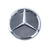 Mercedes 60mm Wielnaafdop Embleem - Zwart