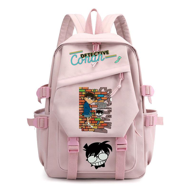 Anime Conan schoolbag children's backpack primary school bag male and female junior high school students college students campus backpack