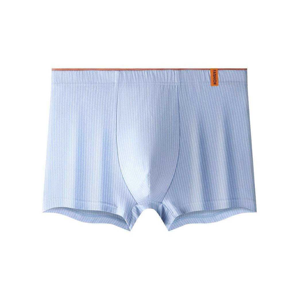 Men's Japanese Style Cotton Boxer Briefs – Antibacterial, Breathable, Skin-friendly, Trendy, Comfortable.