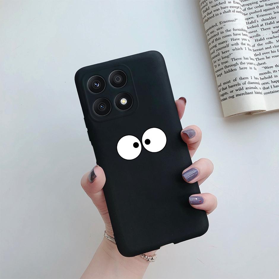 Fundas For Honor X8A 2023 Case Soft Silicone Cute Heart Back Cover Phone Cases for Huawei Honor X8a Case HonorX8A Coque Bumper