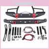High Quality Metal Rc Rock Crawler Bumper With Bright Led Lights For Axial Scx10 9004