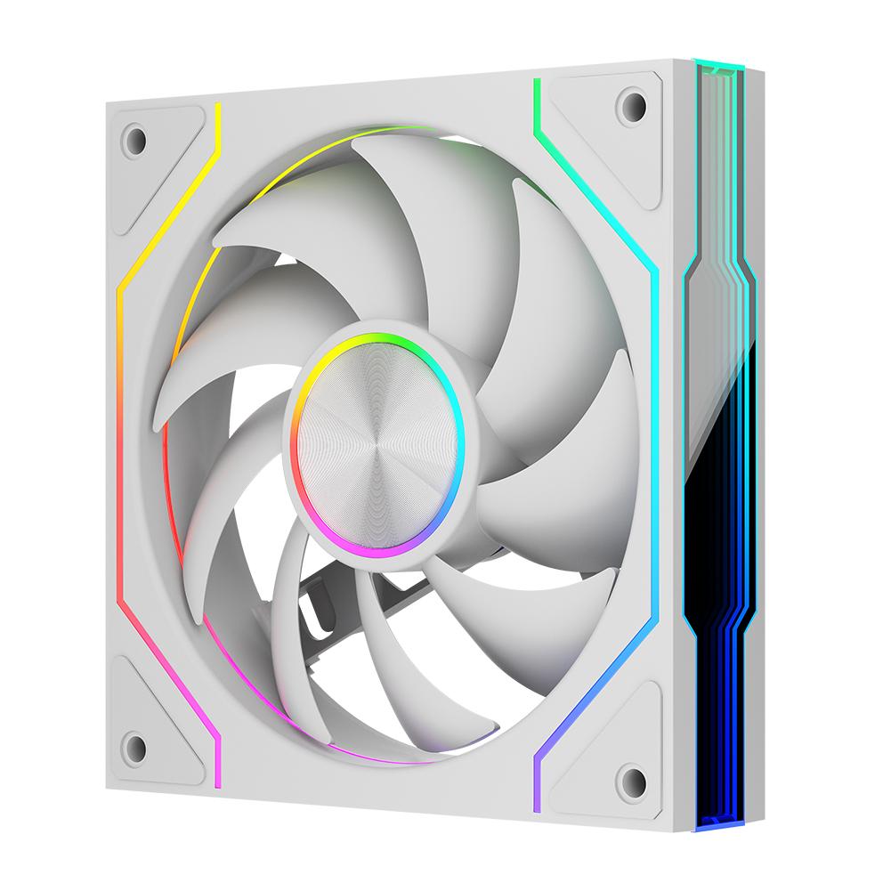 1/2Pcs Computer Chassis Fan 12cm Case Cooler Fan 4 Pin PWM Quiet Cooling Fan for Most PC Cooling Systems 800-1800RPM 5V 3Pin