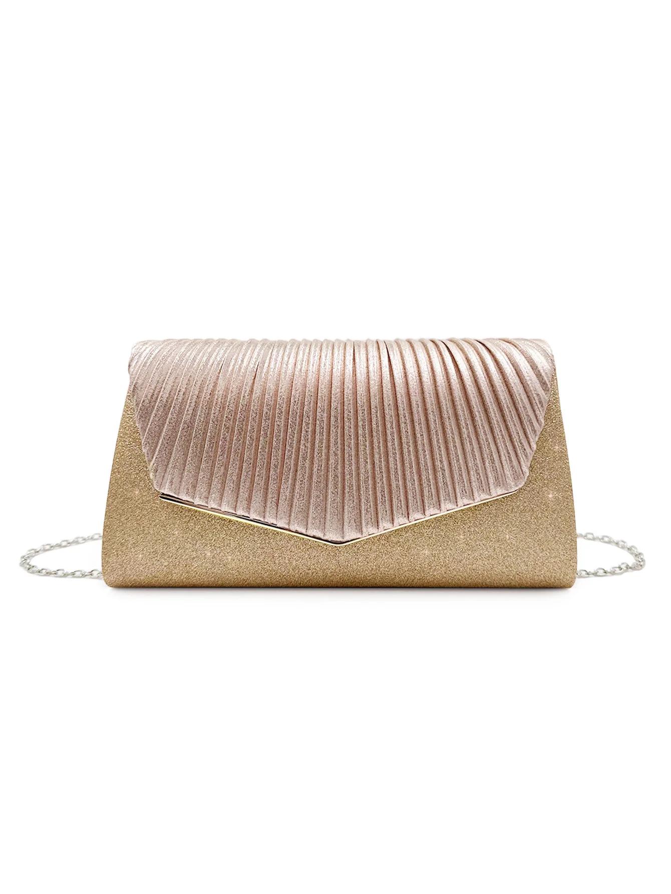 

New Sequined Evening Clutch Bags Chain Shoulder Crossbody Bag Luxury Designer Clutches Sac Party Wedding Purse Bolsas De Mujer