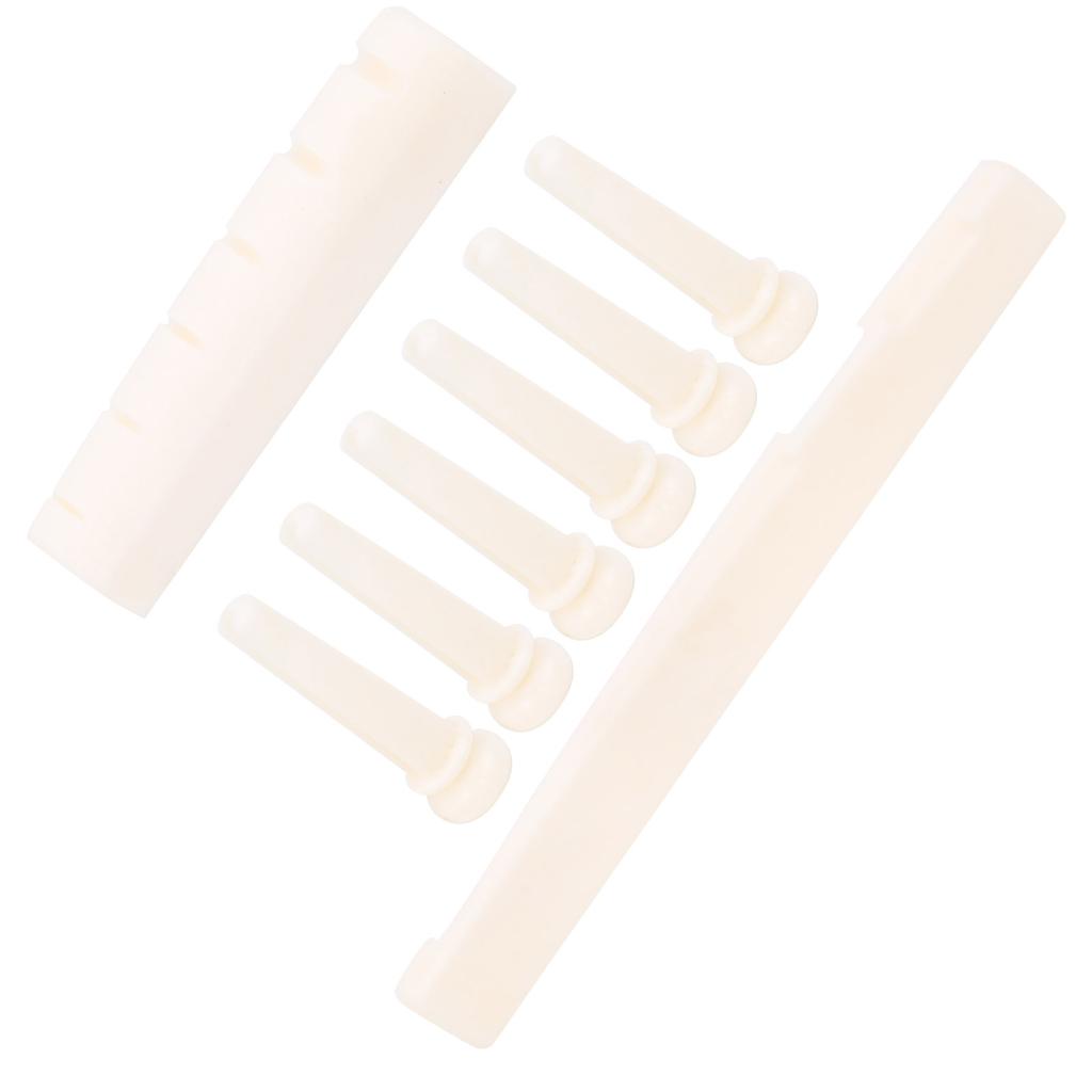 String Stud Ox Bone Guitar Nut and Saddle Nails Replacement Musical Instrument Accessories