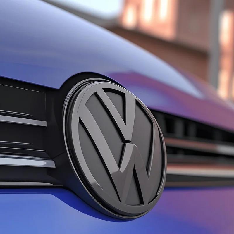 DKRSE1 Not Affect ACC Car Front Bonnet Grill Badge Cover Trunk Lid Emblem Sticker For VW Polo Golf MK6 Passat B6 Tiguan CC T-ROC Arteon