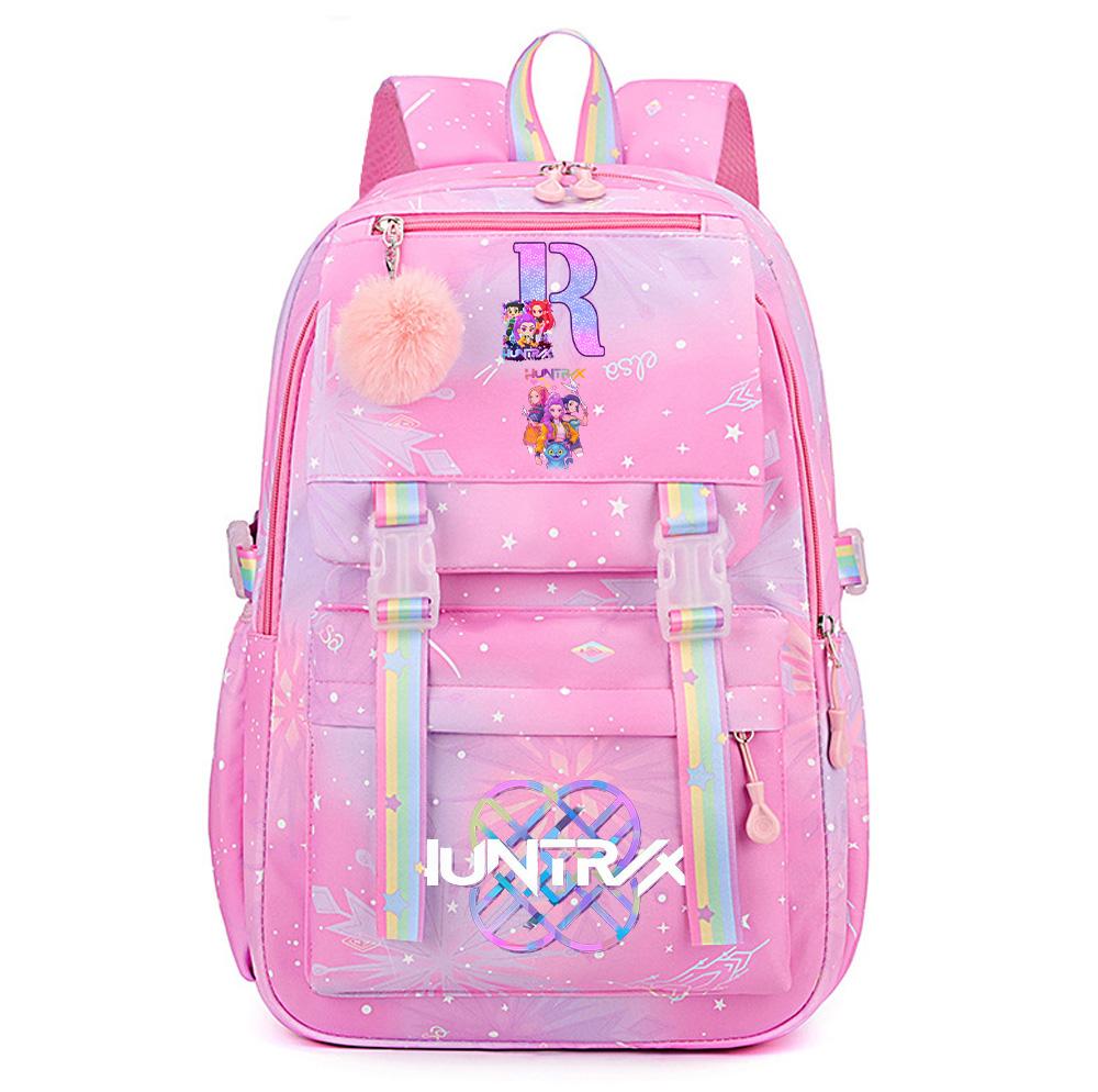 Rucsac Drăguț Anime K-Pop Vânători de Demoni Imprimat pentru Adolescent Student Fată Băiat Rucsac Rucsac Capacitate Mare Geantă de Călătorie Mochila