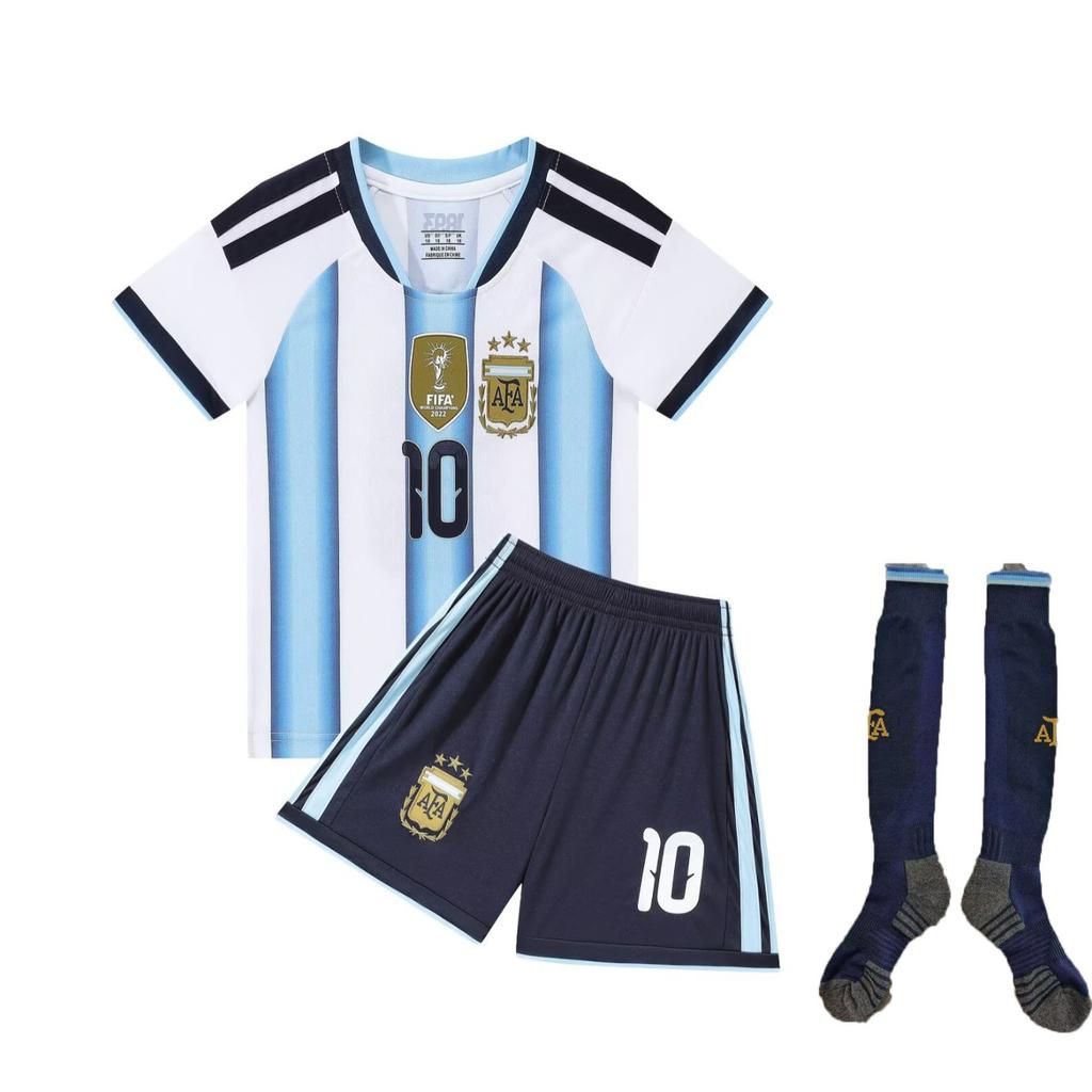 -Argentinien Heimtrikotnummer (korrekte Version) Nationalmannschaft Fußballtrikot Kinder-Trikot Trikot Yard-