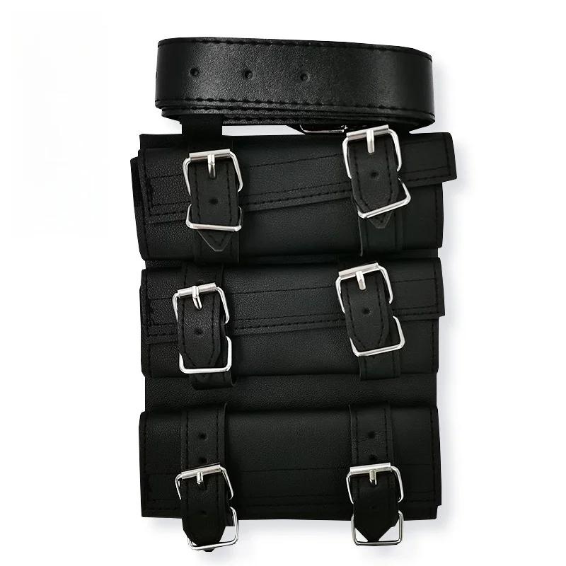 Medieval Double Katana Sword Belt Holster Anime Demon Cosplay Prop Samurai Sabre Waist Real Japan Katana Backpack Holder Decor