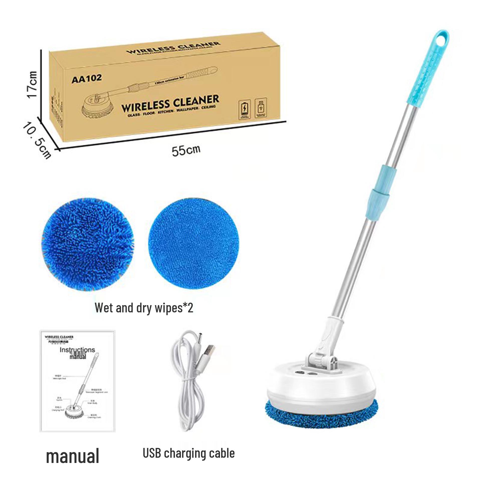 

Беспроводное автоматическое вращающееся телескопическое устройство для очистки для влажной и сухой мойки автомобиля и мытья окон