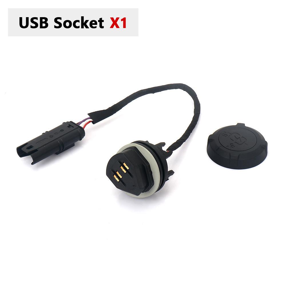 

Motorcycle Pannier Rack Pack R1300GS r1300gs Accessories Dual USB Charger Power Adapter For BMW GS1300 R 1300 GS 2023-2025