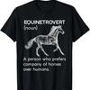Never Underestimate An Old Man Who Loves Horse Racing T-Shirt