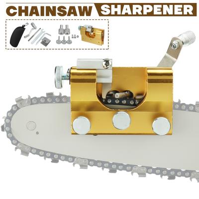 Universal Portable Chainsaw  Sharpener Chain Sharpening Jig Easy To Use Chainsaw Sharpening Outdoor Electric Saws Gardening 3.9 X 1.8 X 2.6in