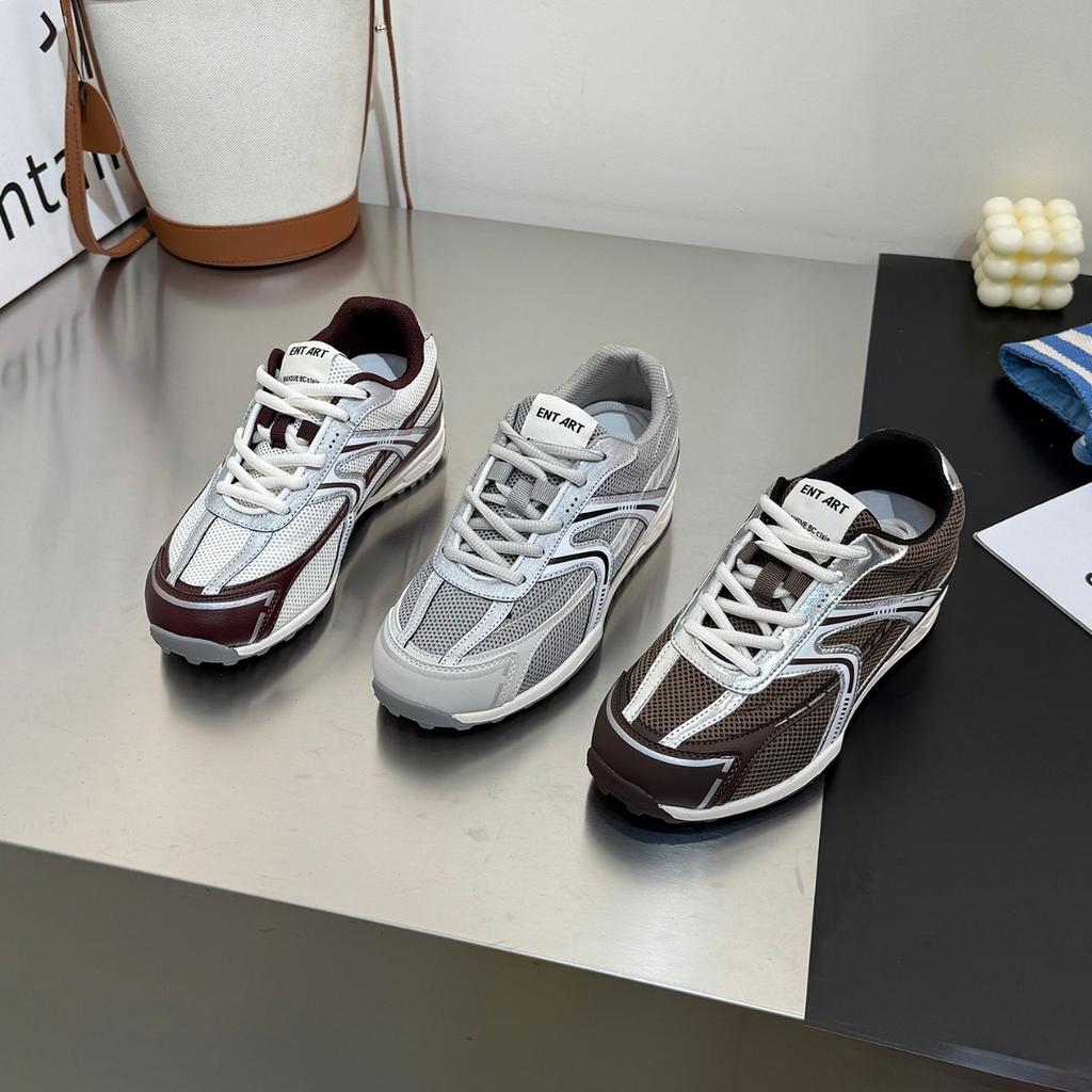 Look Good~ Lan Cabinet Breathable Mesh Inner Height Increase German Training Shoes Women's 2025 Autumn New Models Show Feet Small Sports Forrest Gump