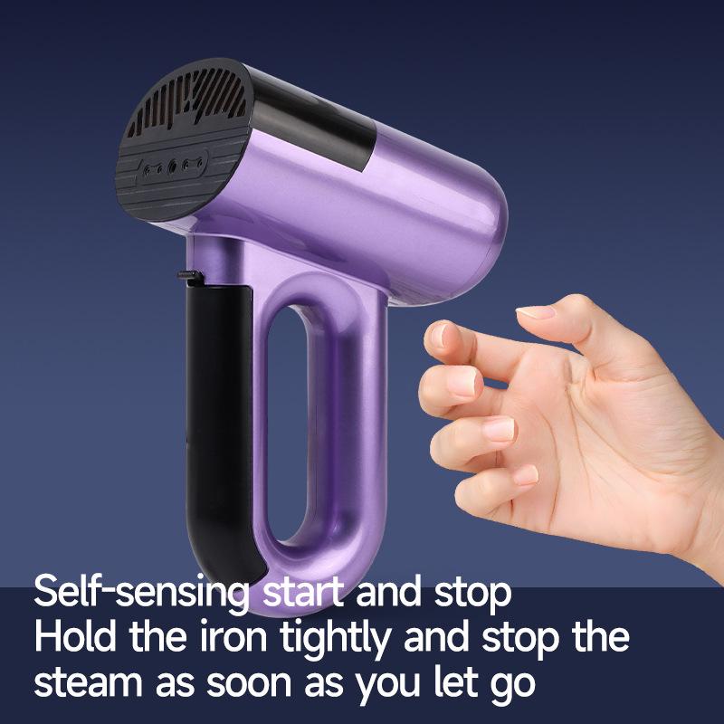 Portable Handheld Garment Steamer with Suction Cup for Home & Travel