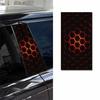New Honeycomb Car Stickers Waterproof DIY B Pillar Covers Self-adhesive Scratch Resistant Car Styling Decoration Sticker