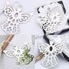 Stainless Steel Silver Guardian Angel Bookmark Tassel Page Marker Ribbon Box