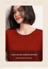Women's Cashmere Short-Sleeve Pullover with Batwing Sleeves & Mid-Length Skirt - Autumn/Winter Collection