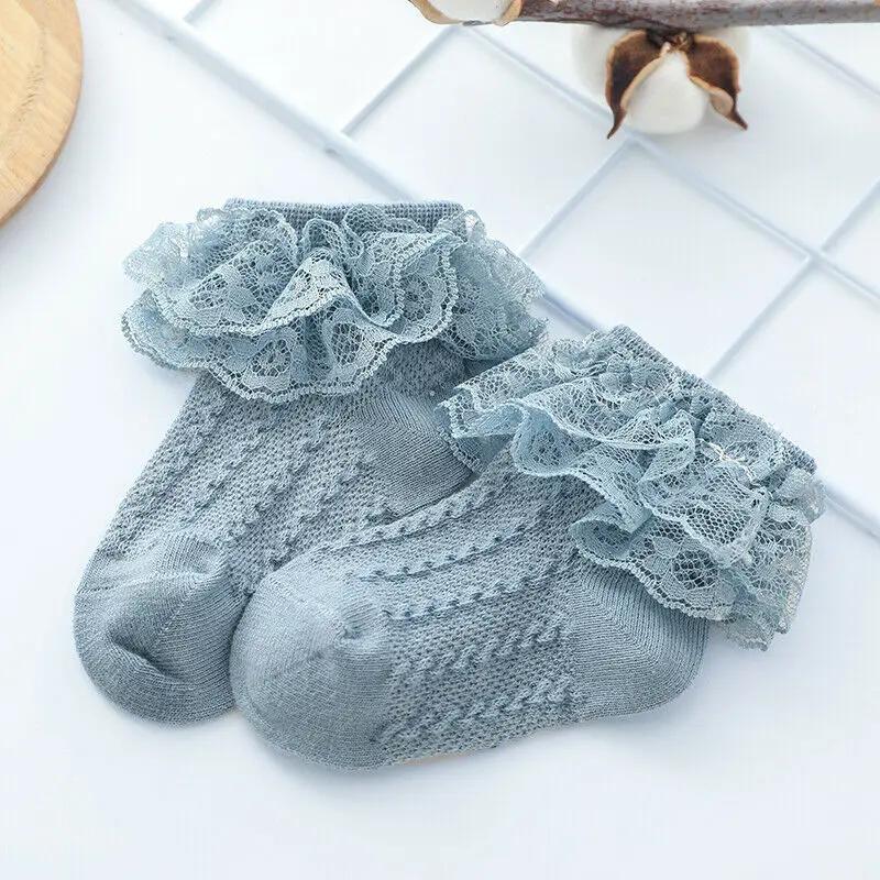 Baby Stuff Kids Baby Girl Swallowed Warm Lace Tutu Socks Infant Newborn Child Lace Swallowed Solid Ankle Socks