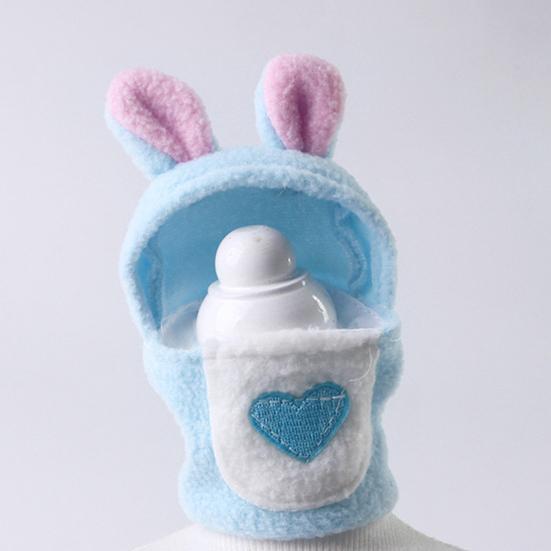 Birds Hoodie Cute Blue White Parrot Flight Suit with Ears Small Animals Apparel for Parrots African Greys Parakeet Cockatiel