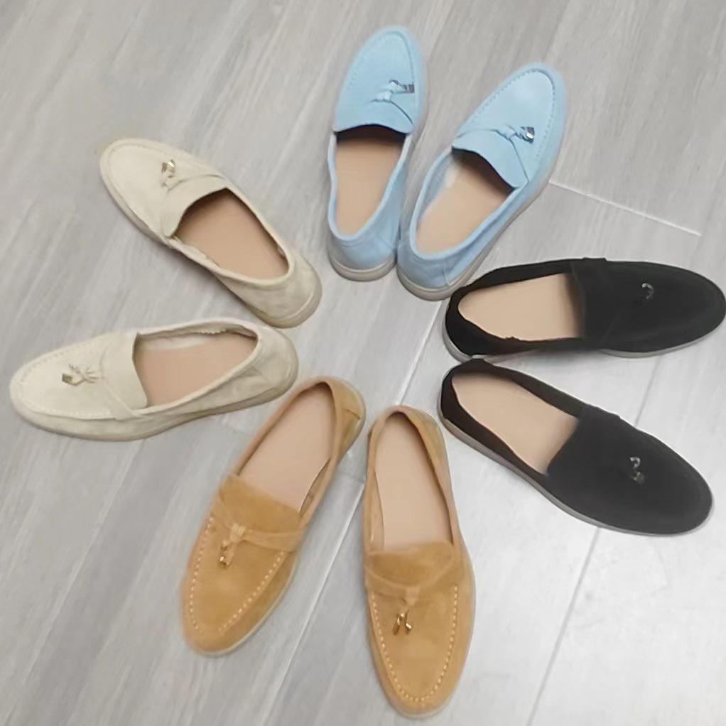 Women's Suede Loafers: Spring To Autumn Slip-on Flats In Plus Sizes