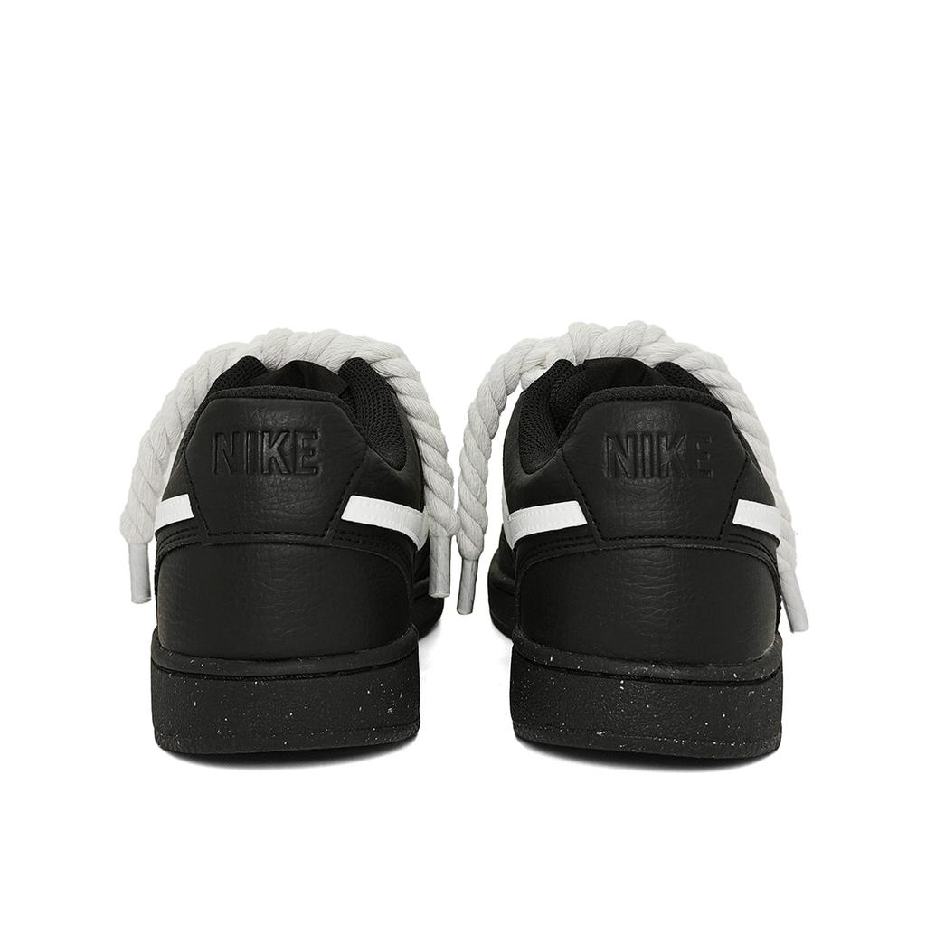 Nike Court Vision 1 Gothic Rhythm Abrasion Resistant Low top Skateboard Shoes Unisex Black White FZ0630-010(Team1039-1)