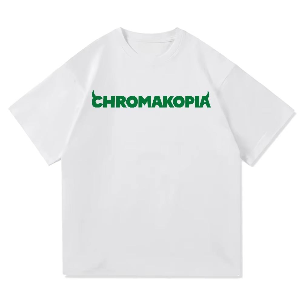 Tyler The Creator Chromakopia Tour  T Shirt Women Aesthetic Letter Print T-Shirt Unisex Tees Shirts Streetwear