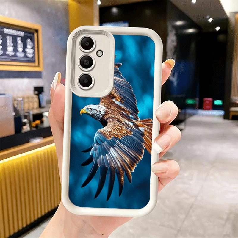Handyhülle für Samsung Galaxy S26 S25 Ultra S24 FE Weißkopfseeadler Coole Hülle S23 Plus S22 + S21 S20 5G Weiches Silikon Funda