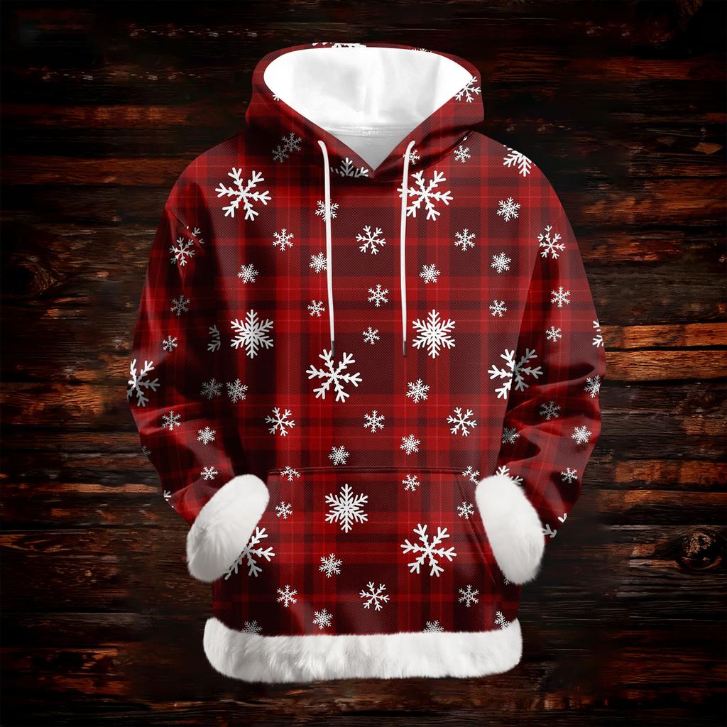 Damska codzienna bluza z kapturem z długim rękawem i nadrukiem