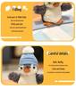 Winter Skateboard Penguin Plush Toy with Hat & Scarf - Cute Christmas Skiing Pet Doll