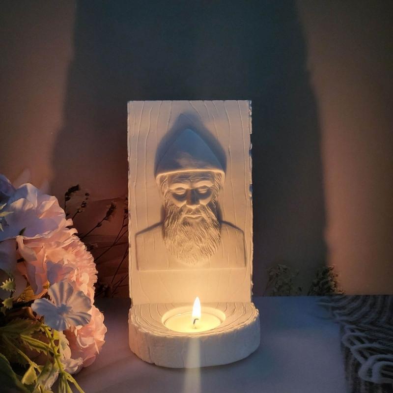 Wall Mounted Jesuses Candlesticks Silicone Molds Resin Moulds Religious Molds