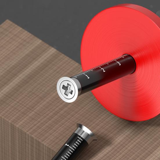 Woodworking Scriber with Dual Scale Adjustable Mortise Marker Aluminum Alloy Wear-resistant Scriber for Precision Marking
