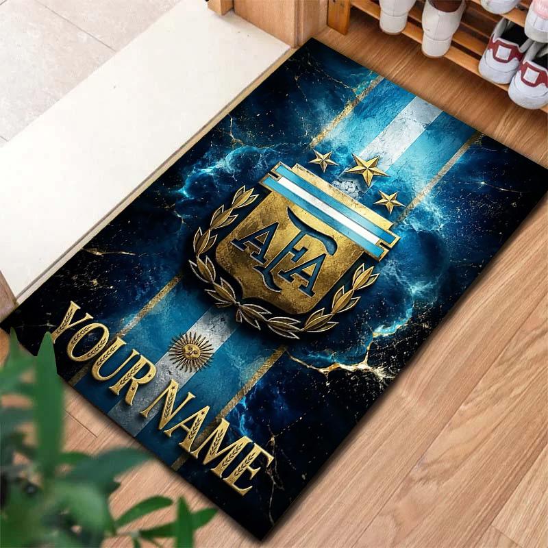 Argentina Champions Custom Name Carpet Rug For Living Room Bedroom Home Sofa Decoration Kids Play Nonslip Floor Mat