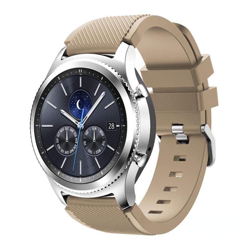 Classic 22mm Silicone Strap For Samsung Galaxy Watch 3 45mm/Huawei Watch 3/GT2 Soft Sport Bracelet Wristband For Amazfit GTR 47mm Correa