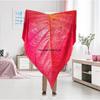 Hot Selling Green Leaf-Shaped Flannel Blanket - Funny Birthday Gift