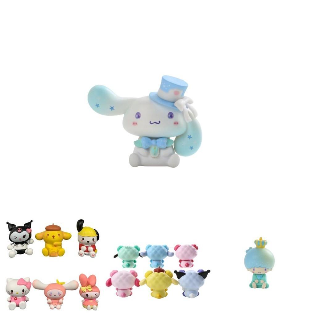 Cute Sanrio My Melody Figure Doll Toy Set For Home Decor And Cake Topping