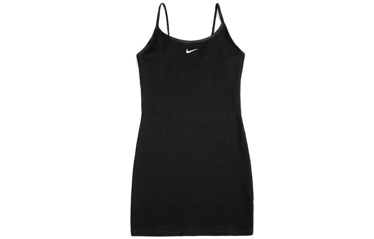 Nike Sportswear JDI Slip Dresses Women s Crew Neck Moderate Mid Length CD6444-010 XS