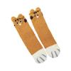 Fuzzy Sleep Socks Warm Cute Cat Plush Socks Stretchy Breathable Winter Indoor Socks