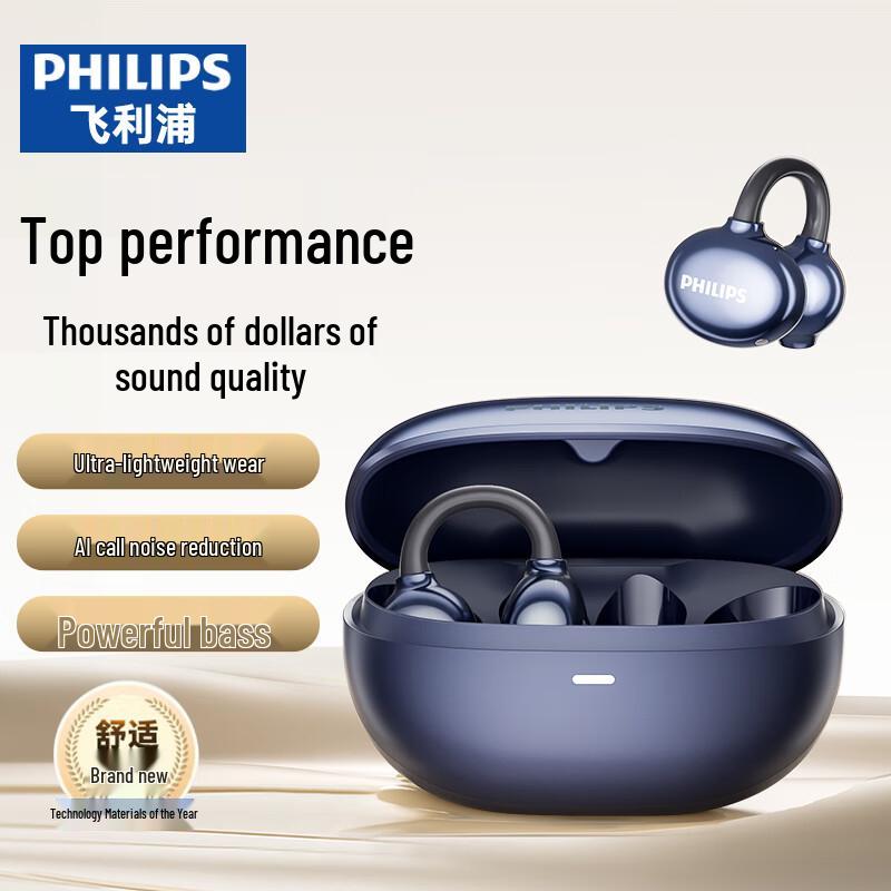 

Philips TAT3469 Open-Ear Clip-On Wireless Sports Headphones