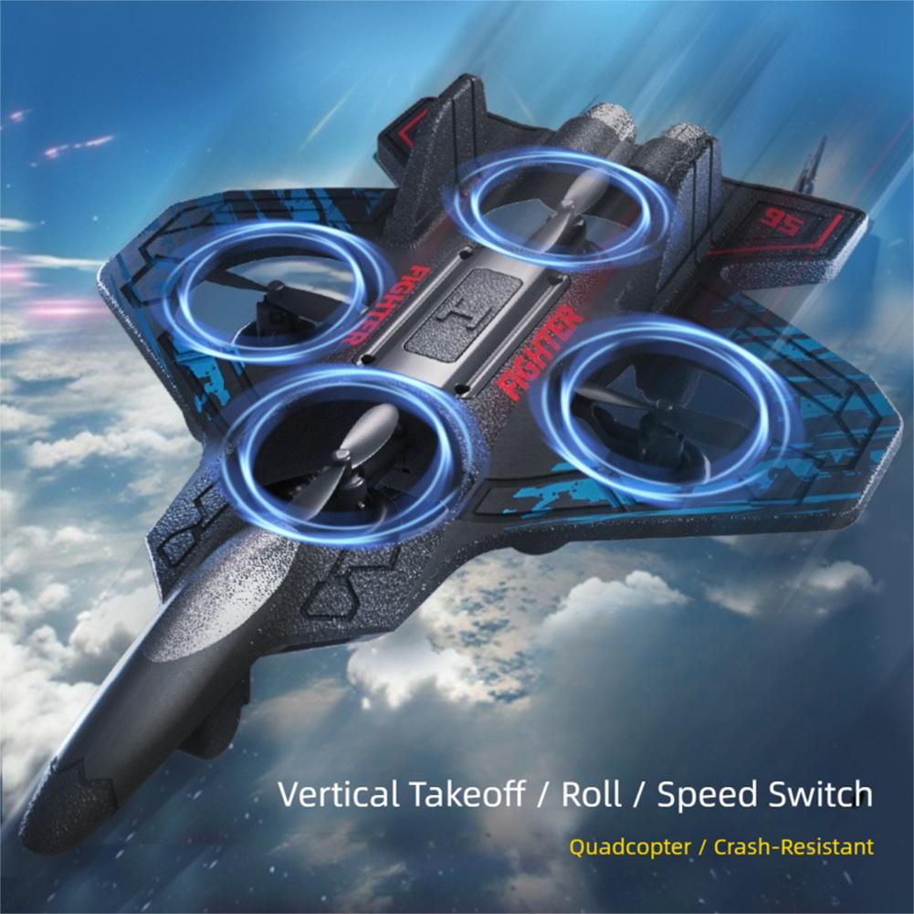 2.4GHz Remote Control Airplane Drone High Speed EPP Foam Toys Plane Birthday Present For Kids