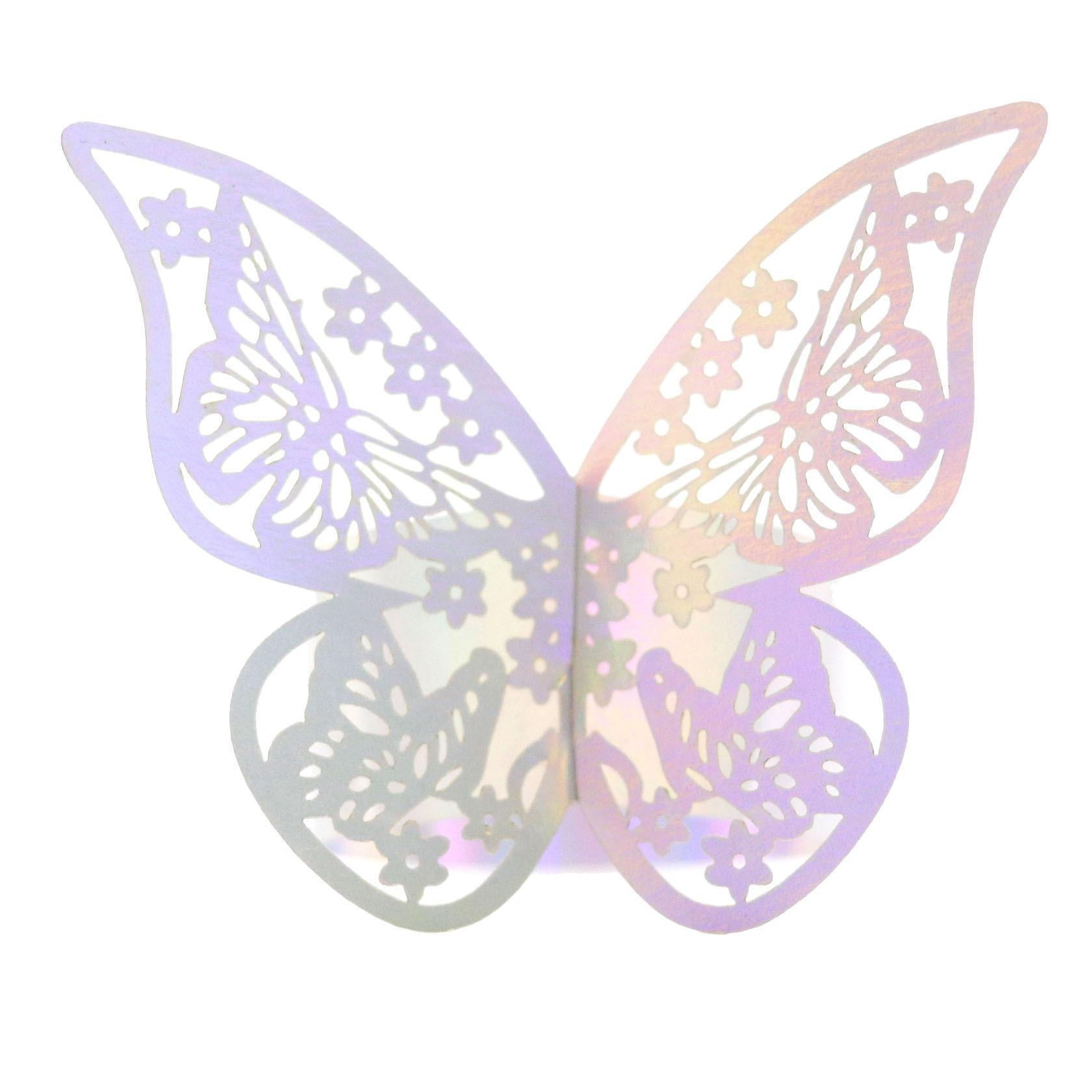 

50Pcs Butterfly Napkin Rings Wedding Birthday Christmas Home Dinner Table Decoration Napkin Rings Holders Party Supplies Favors