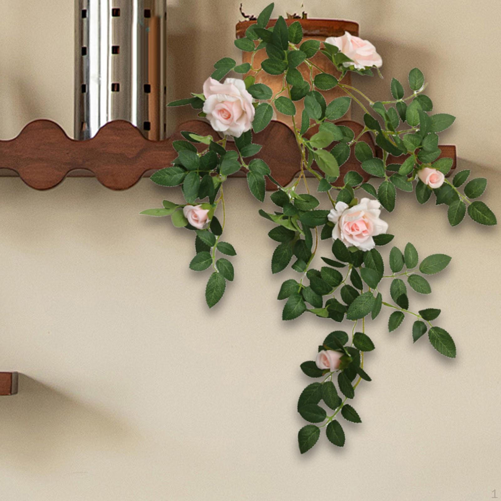 

Искусственные цветы Лоза Имитация цветочной зелени Композиции своими руками для дома и улицы Искусственные розовый