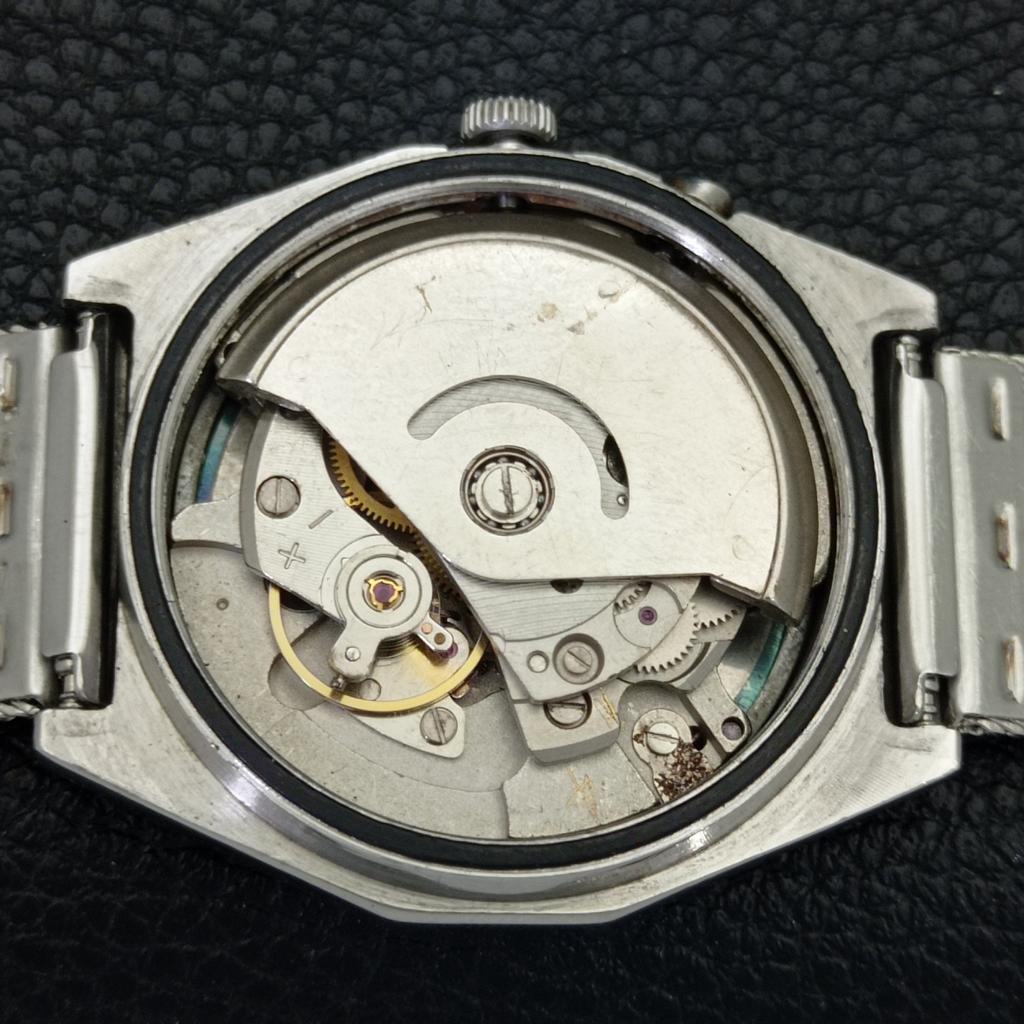 VINTAGE RICOH R31 AUTOMATIC JAPAN MENS WHITE COLOR DIAL WATCH a701965-5 R207-a701965