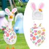 Cute Design Goose Outfit Set Easter Day Theme Yard Statue Costume  Courtyard Decoration