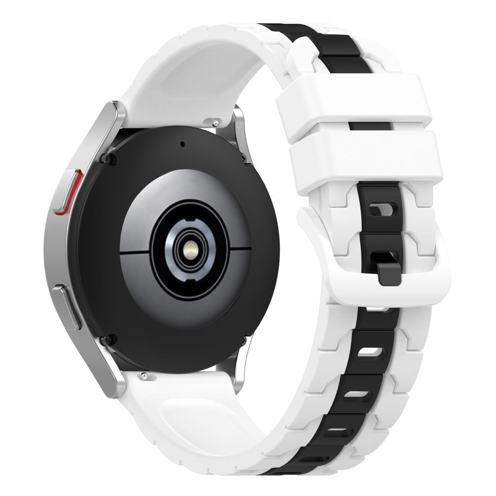 Ersatzarmbänder Kompatibel für Samsung Galaxy Watch5 Zweifarbiges Weiches Silikon-Armband Verstellbares Armband für