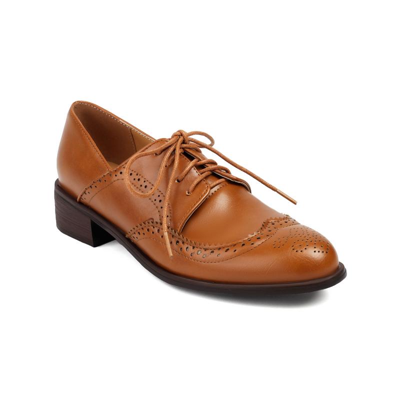Neue Pumps im britischen Stil, Retro-Brogue-Schuhe für Damen, Frühling, runde Zehenpartie, Kreuzschnürung, Oxfords, Freizeitschuhe, Sapatos Chaussures