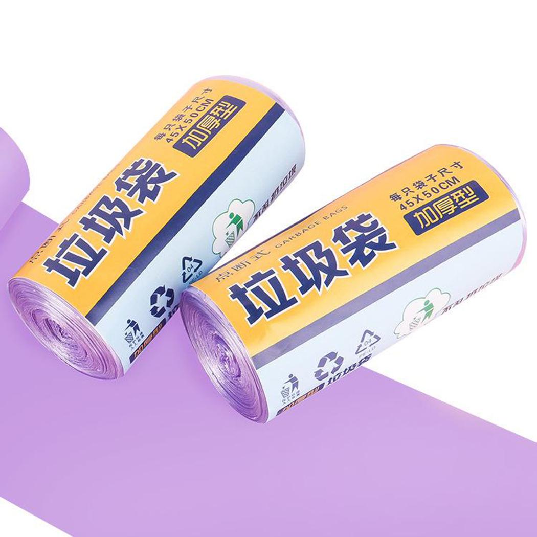 

Bag Garbage Bag 30x/Set 50*45cm Black Disposable Household One-time Plastic Purple Small Garbage Bag Practical фиолетовый