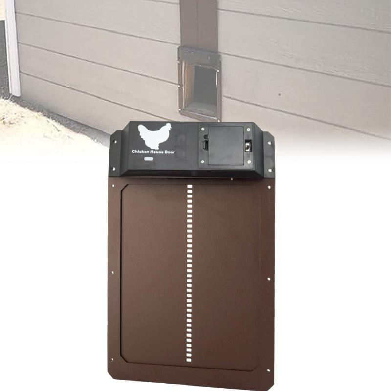 Light-sensing Automatic Chicken Coop Door For Effortless Poultry Care