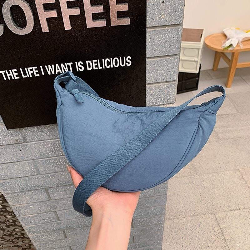 Stylish Mini Crossbody Bag For Women Versatile Compact Nylon Material Trendy Design