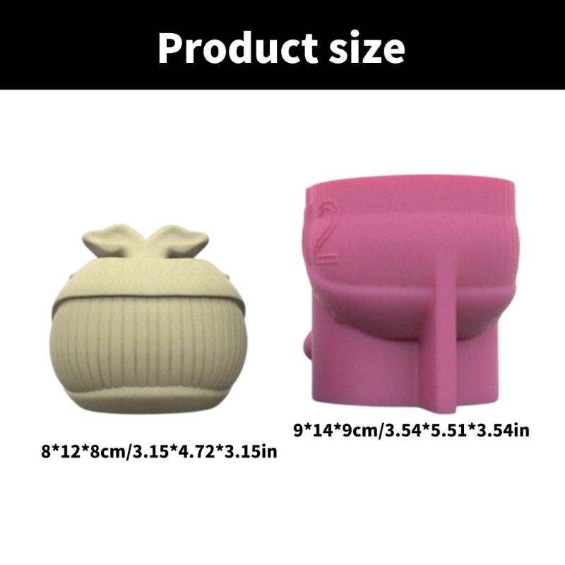 Handcraft Whale Shaped Silicone Mold for Unique Plant Pots Sturdy Cement Plaster Casting Tool Home Decoration